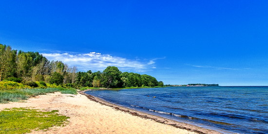 Strand an der Ostsee in Mecklenburg Ferienwohnung Ostsee