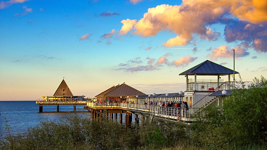 Seebrcke im Seebad Heringsdorf auf Usedom