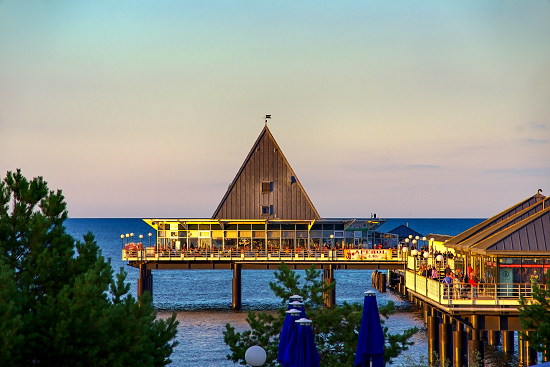 Seebrcke im Seebad Heringsdorf auf Usedom